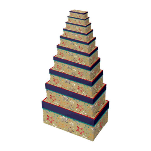 Picture of KRAFT STARS GIFT BOXES